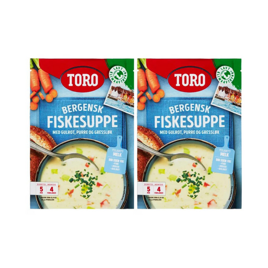 Toro Bergensk Fiskesuppe (2 Pack) - Bergen Fish Soup 81g (2.85 oz) (2 Pack)