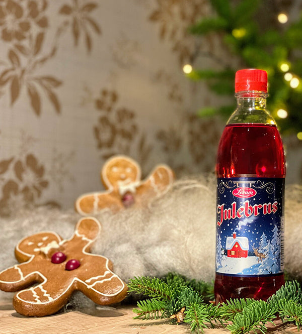 Lerum Julebrus 4 pack - Traditional Norwegian Christmas Soda 0.5L (16.9 oz) 4 pack