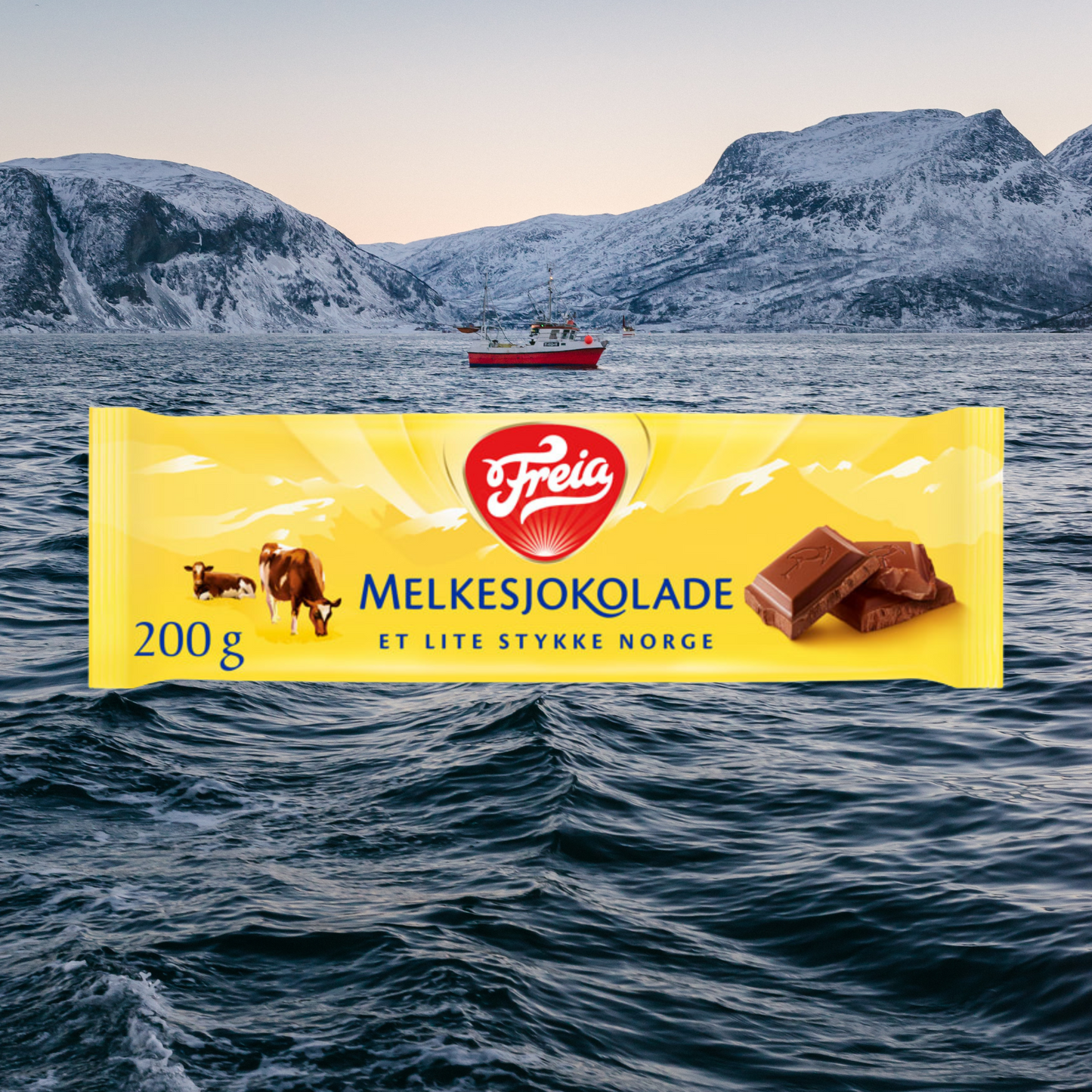 Freia Melkesjokolade 2 Pack - Freia Milk Chocolate 200 grams (2 pk)