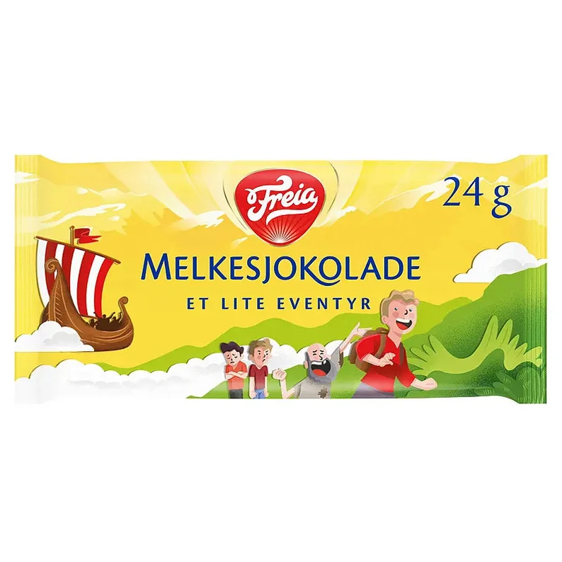 Freia Melkesjokolade 10 Pack Minis - Norwegian Chocolate Petites 24 grams (10 pk)