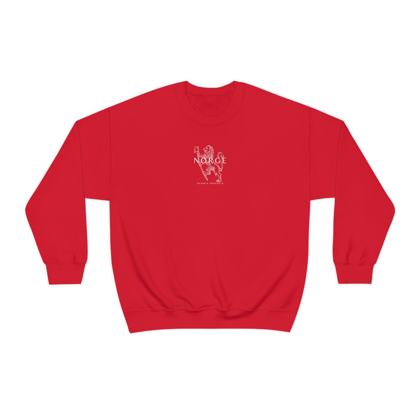 Norwegian Sweatshirt - Norway Lion Coat of Arms Unisex Crewneck Sweater