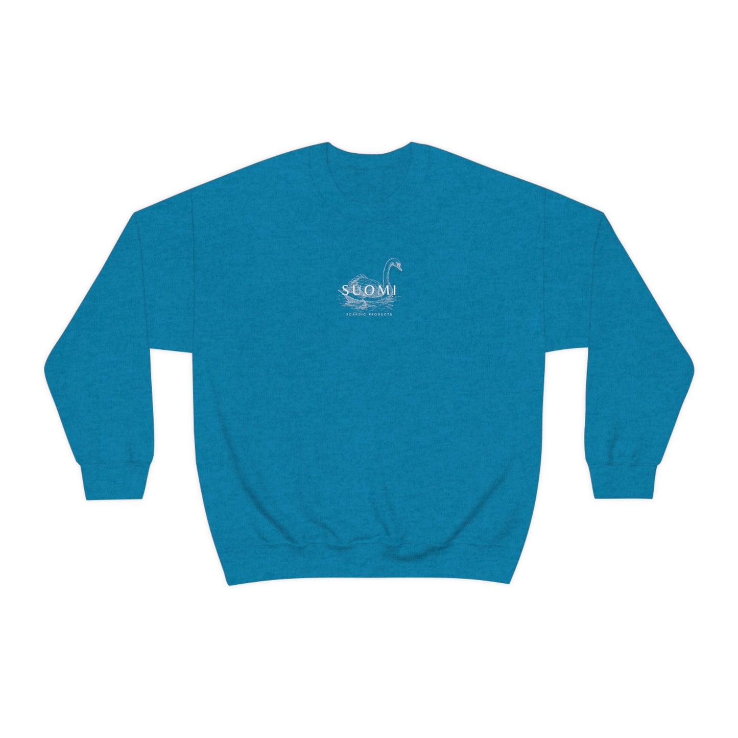 Suomi Finland National Bird - Swan Unisex Crewneck Sweater