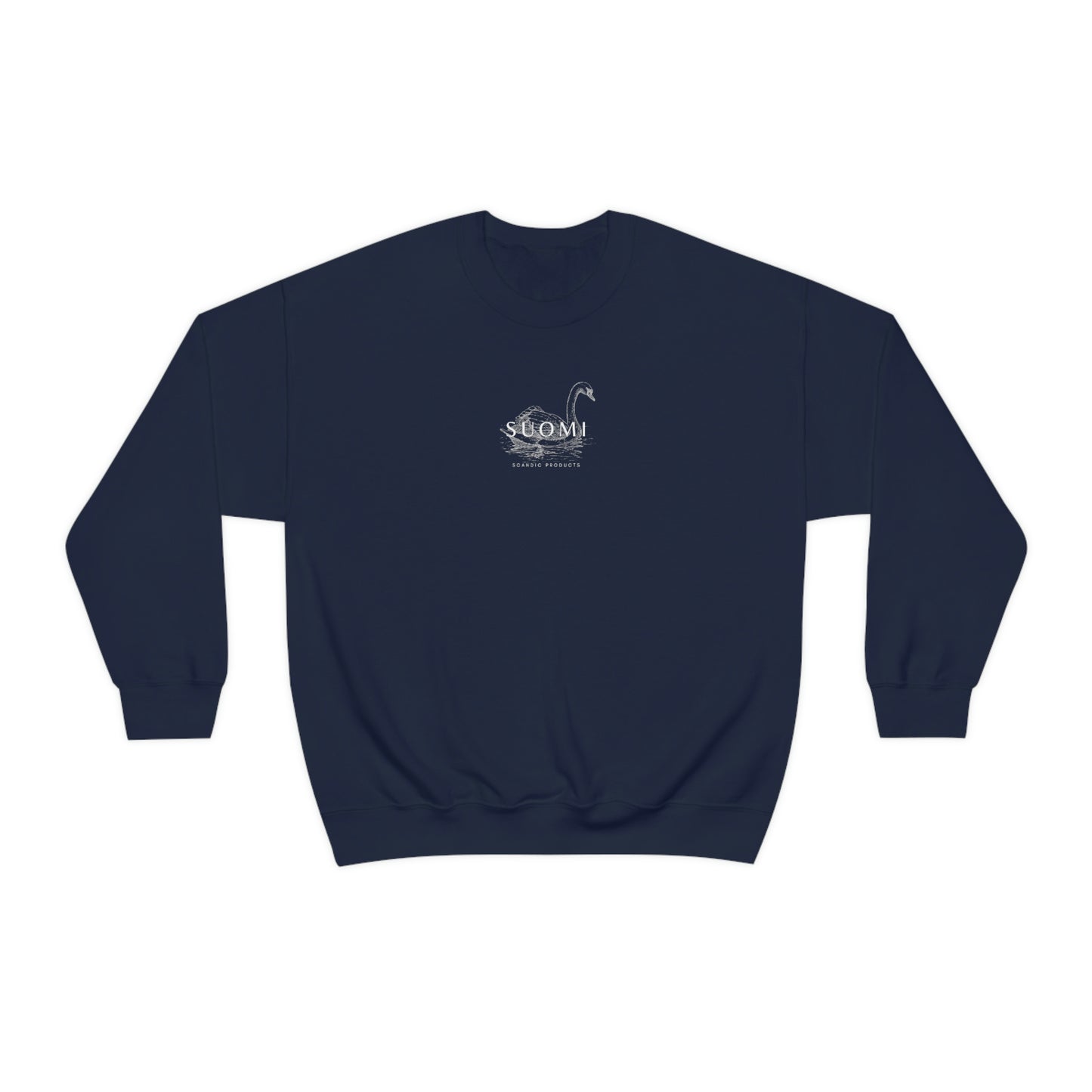 Suomi Finland National Bird - Swan Unisex Crewneck Sweater