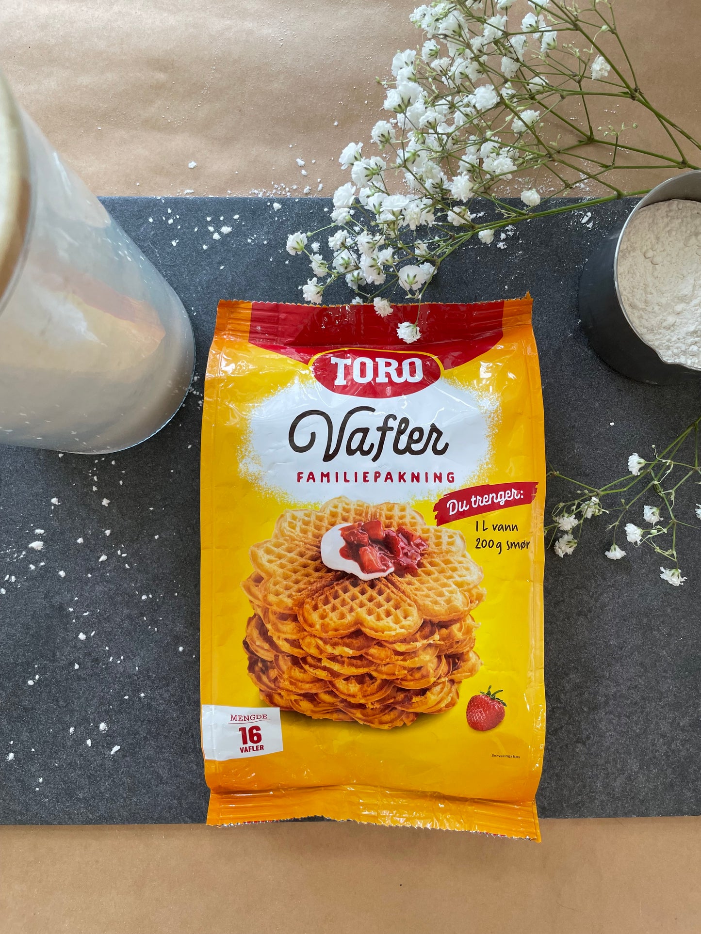 Toro Vafler Mix - Norwegian Waffles Mix 591 Grams (20 oz)
