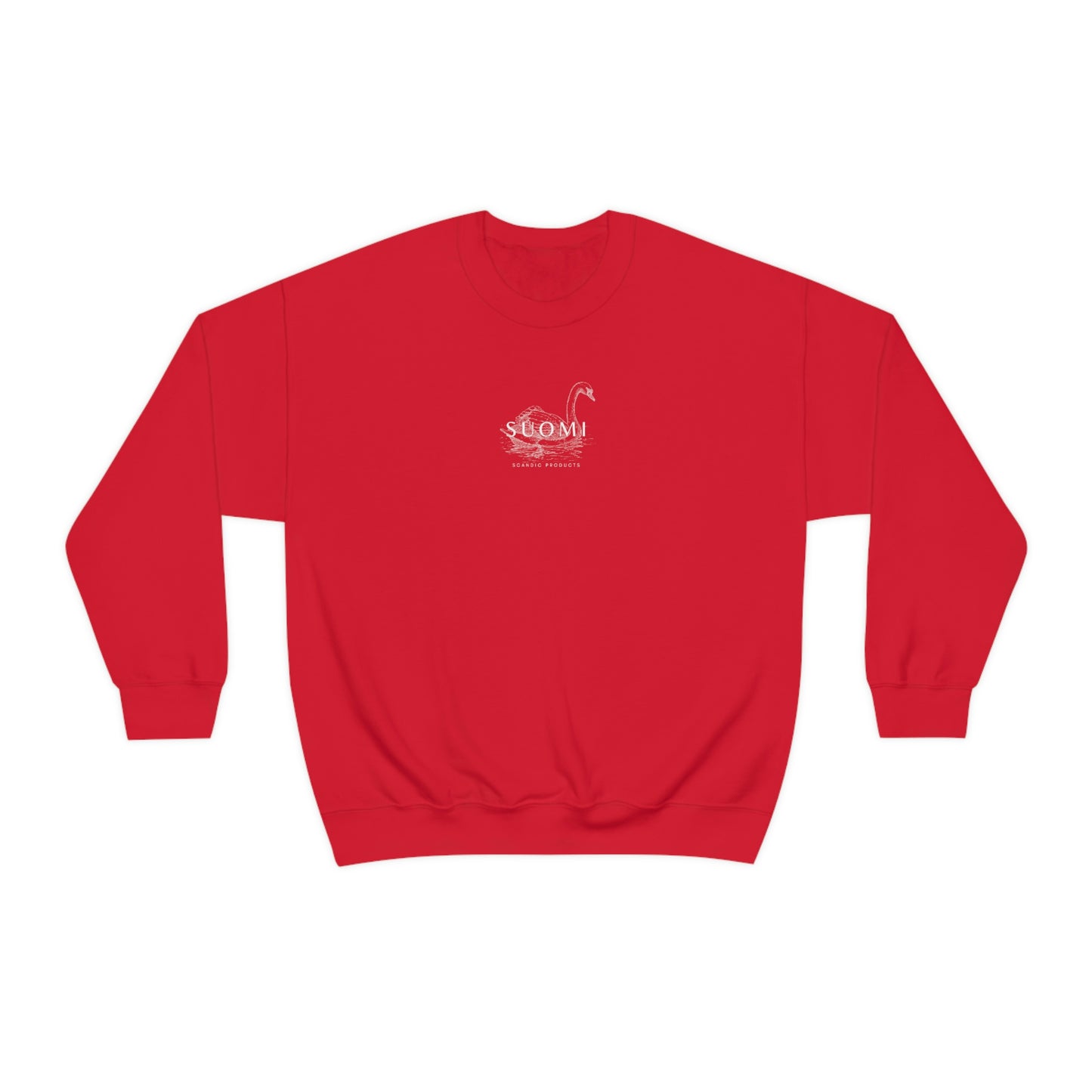 Suomi Finland National Bird - Swan Unisex Crewneck Sweater