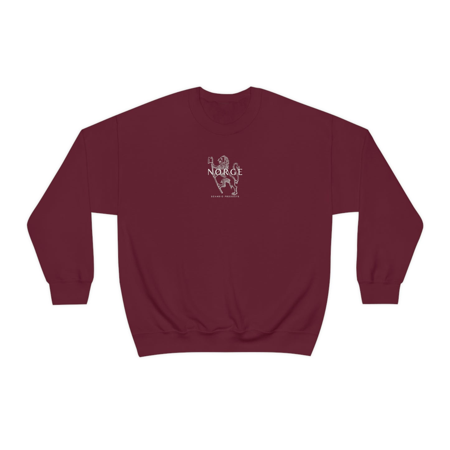 Norwegian Sweatshirt - Norway Lion Coat of Arms Unisex Crewneck Sweater