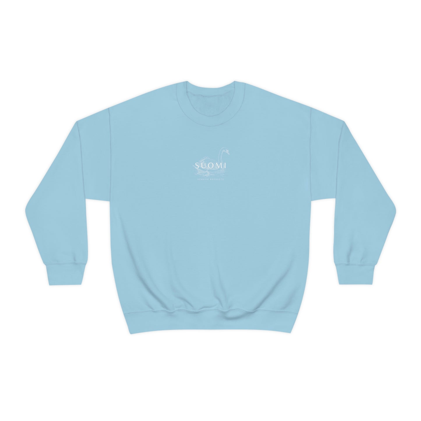 Suomi Finland National Bird - Swan Unisex Crewneck Sweater