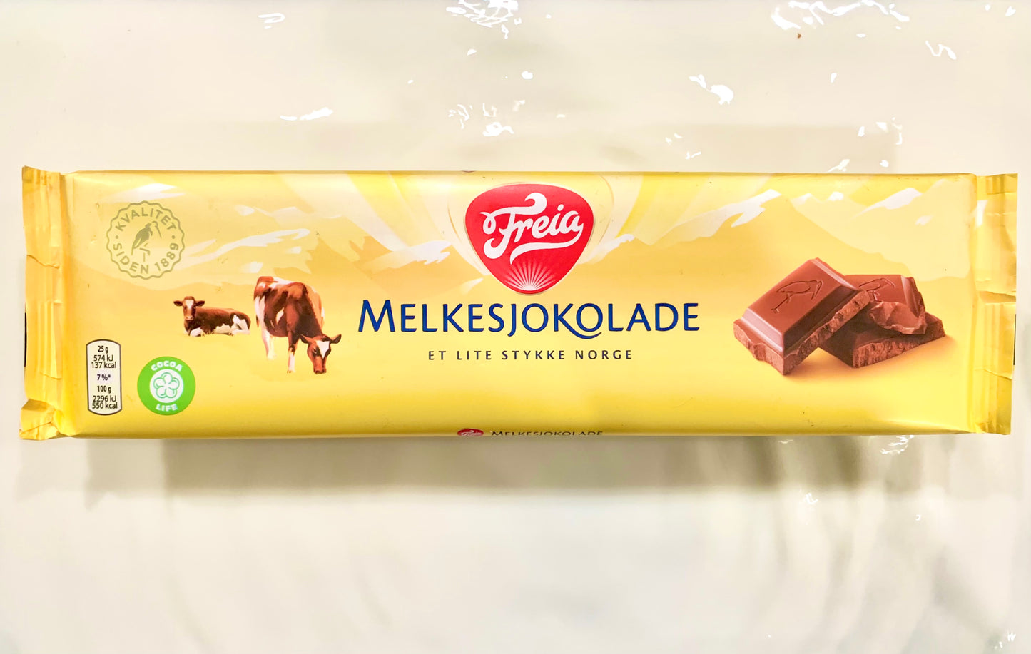 Freia Melkesjokolade - Freia Milk Chocolate 200 Grams (7 oz)