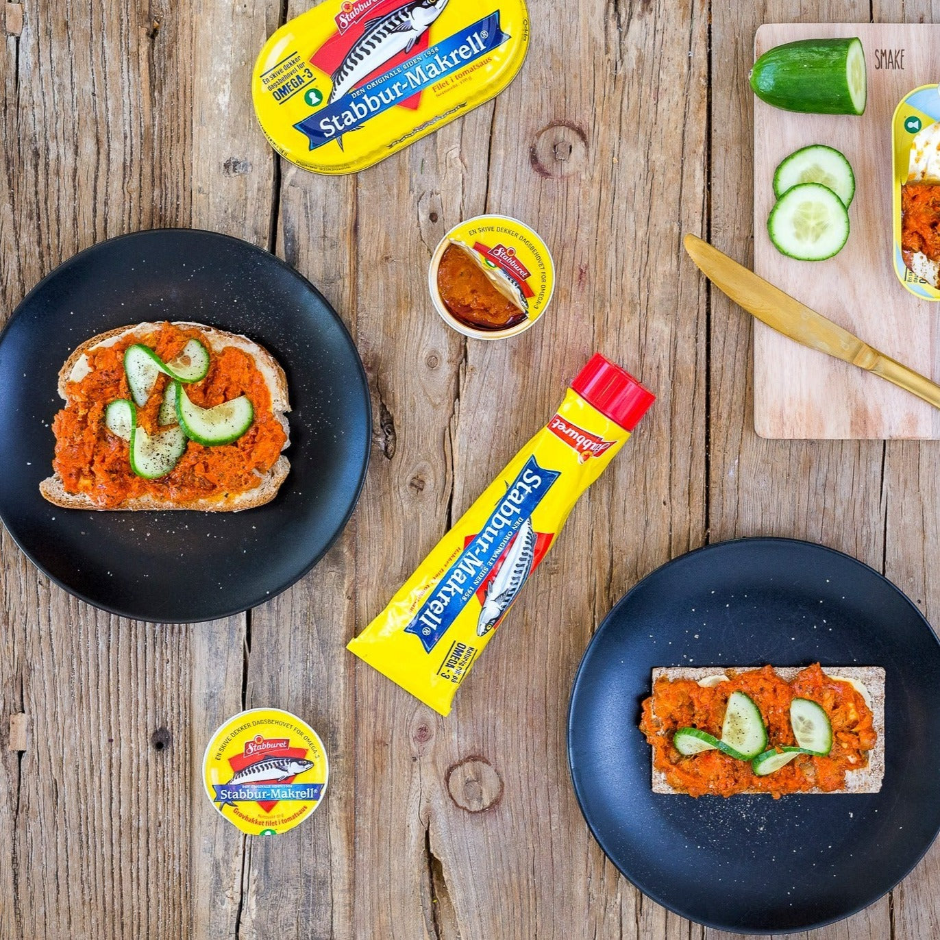 Stabbur-Makrell - Mackerel in Tomato Sauce 90 Grams (3.17 oz)
