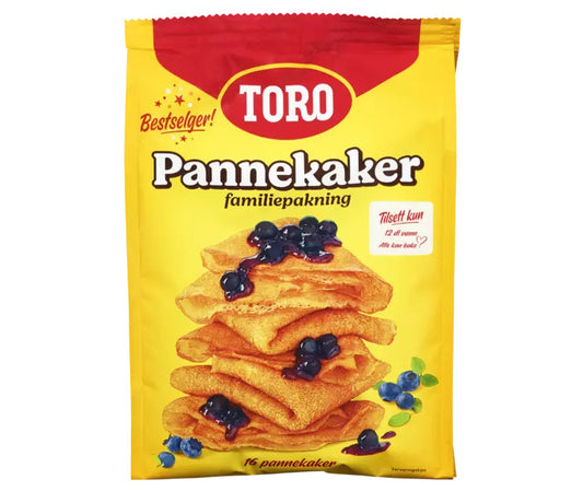 Toro Pannekaker Familiepakning - Toro Pancakes Family Pack 522 Grams (18.4 oz)
