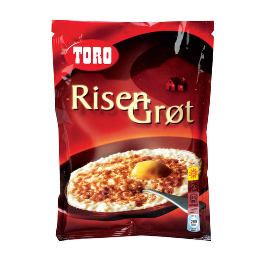 Toro Risengrot - Risengrynsgrøt (Risengrøt) - Rice Pudding/Rice Porridge 258 Grams (9.1 oz)