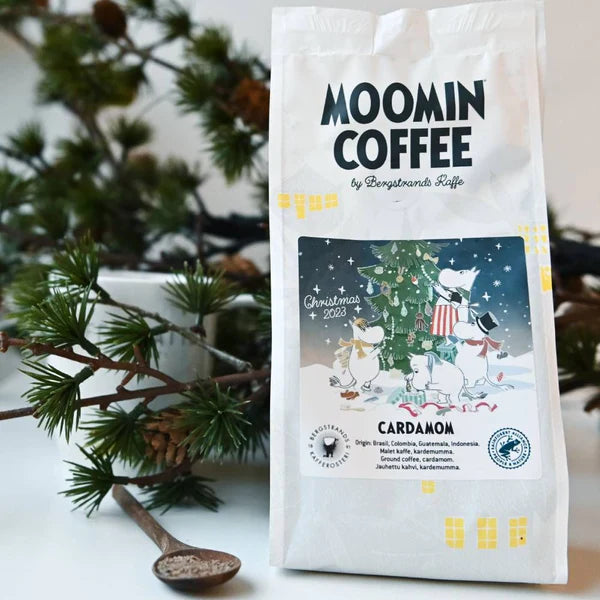 Moomin Christmas Edition Coffee Kaffe - Finnish Holiday Cardamom Kahvia 250 grams (8.8 oz)