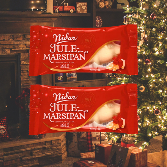 Nidar Jule Marsipan (2 Pack) - Christmas Marzipan 65g (2 Pack)