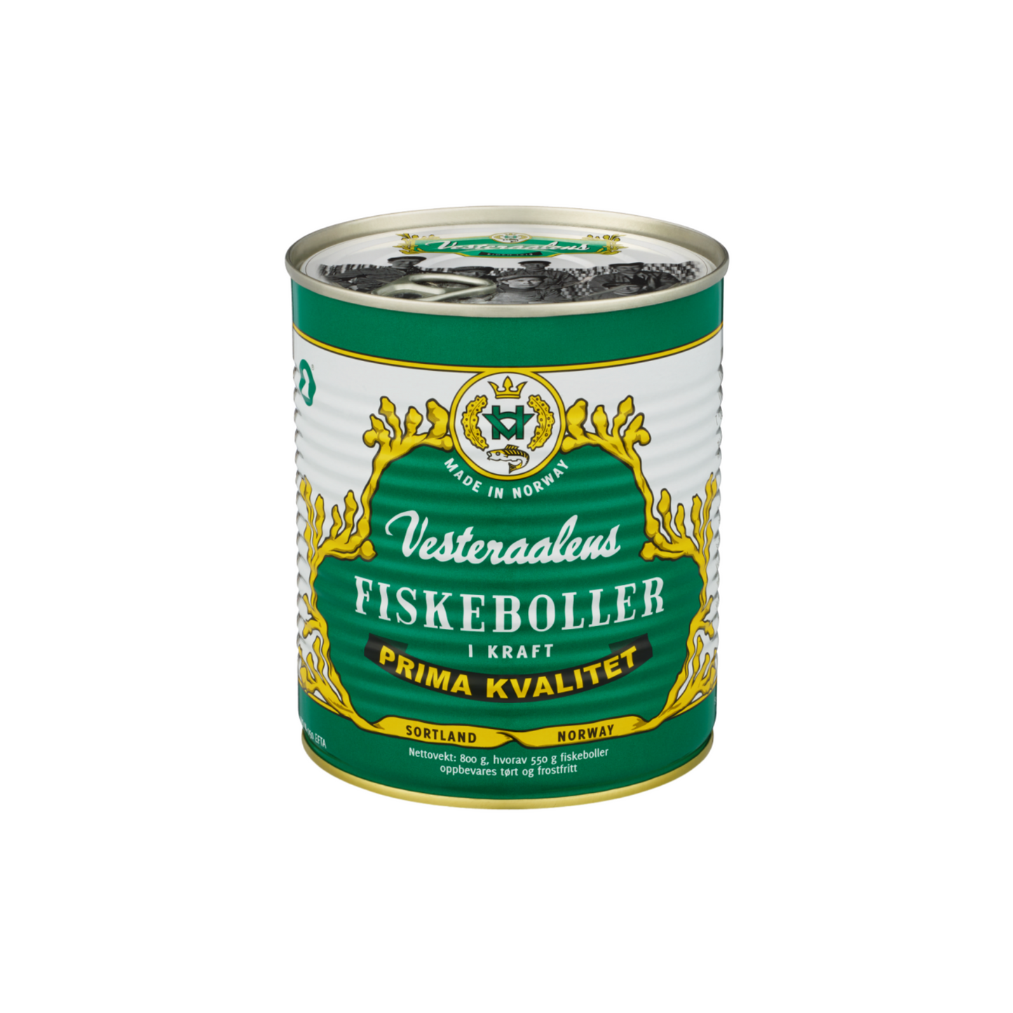 Vesteraalens Fiskeboller - Norwegian Fish Balls 550g (1.21 lbs)