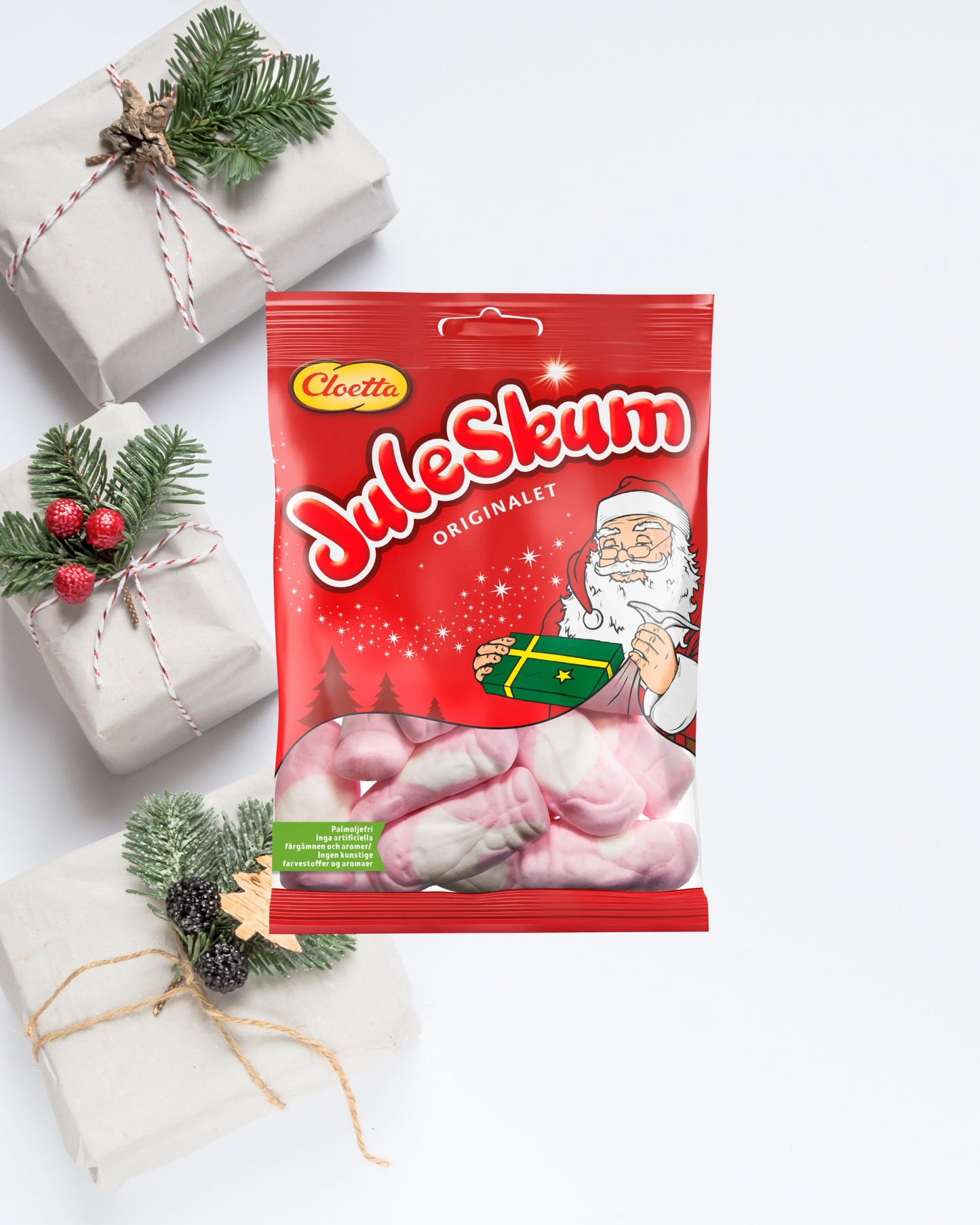 Cloetta Christmas Juleskum - Swedish Christmas Foam 100 grams (3.5 oz)