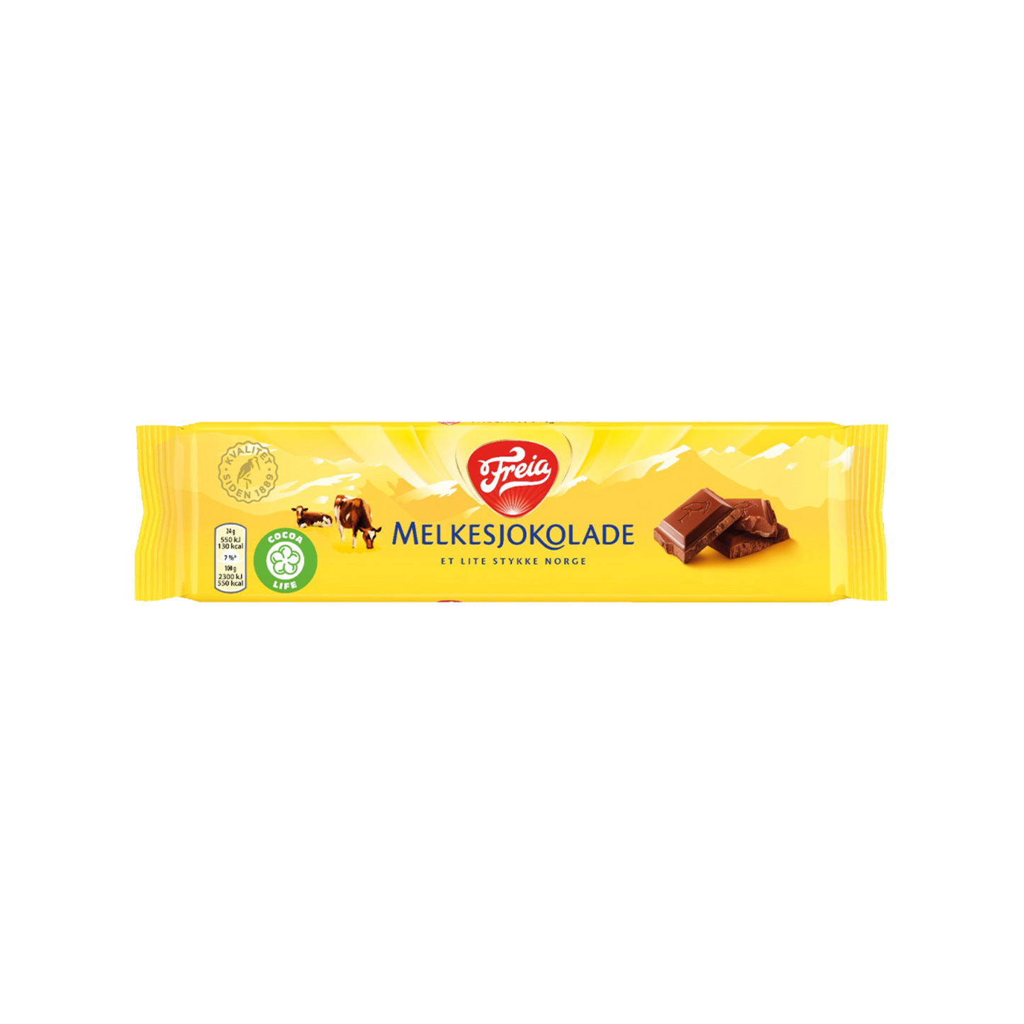 Freia Norway Milk Chocolate 6 pack - Melkesjokolade Chocolate 60 grams 2.11 oz (6 pk)