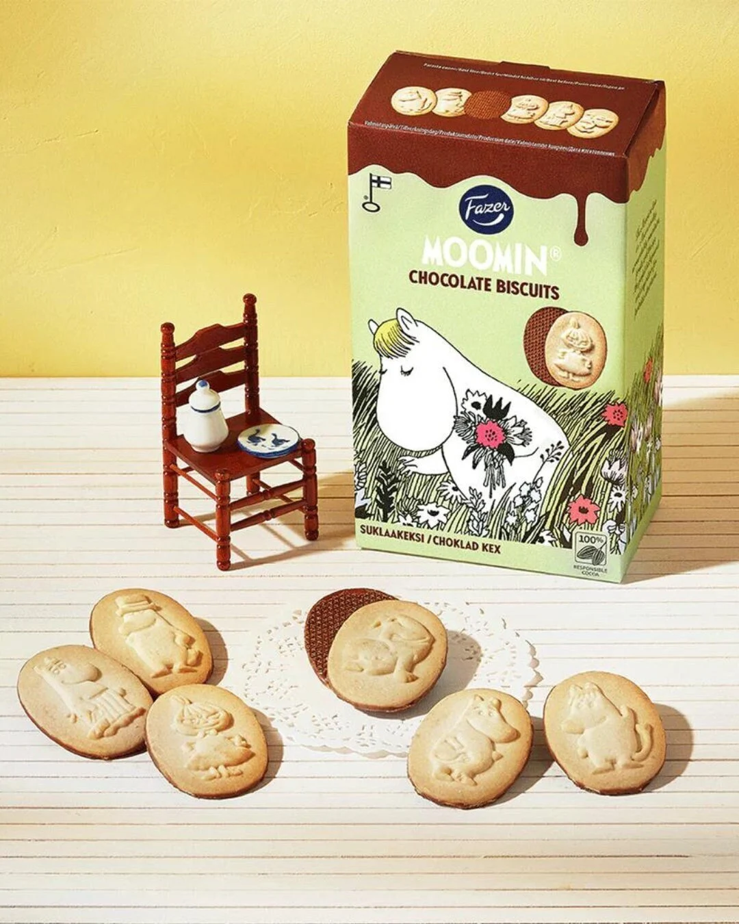 Fazer Moomin Chocolate Biscuits 175g (6.17 oz)