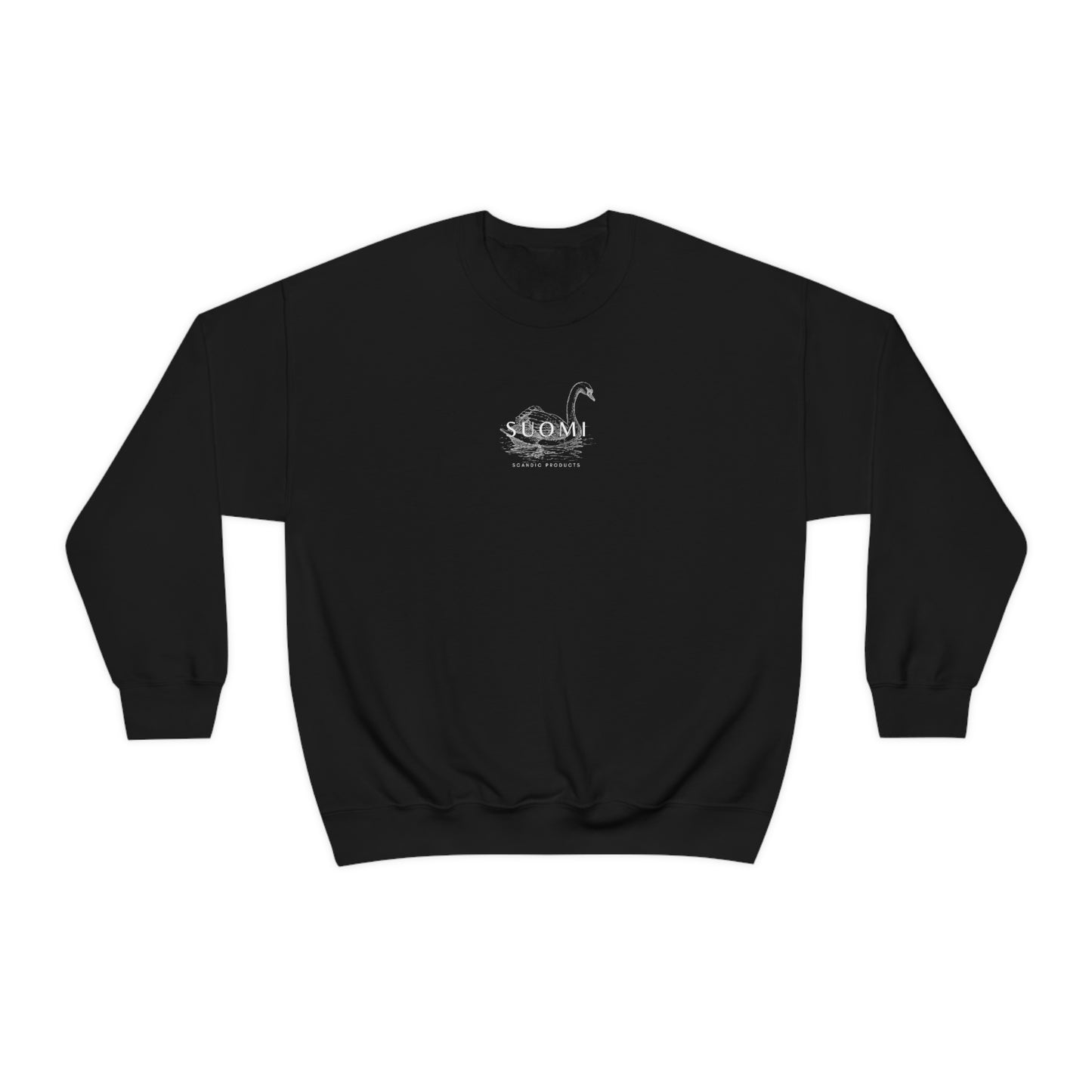 Suomi Finland National Bird - Swan Unisex Crewneck Sweater