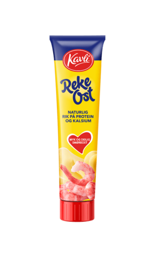 Kavli RekeOst - Norway Kavli Shrimp Cheese Spread 175 Grams (6.17 oz)