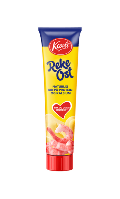 Kavli RekeOst - Norway Kavli Shrimp Cheese Spread 175 Grams (6.17 oz)