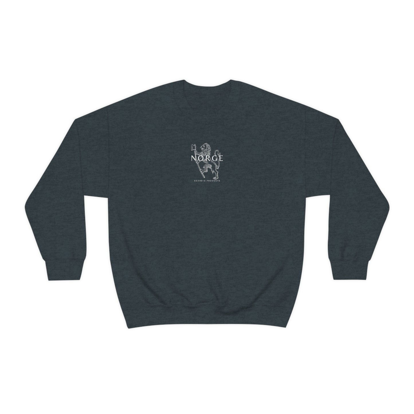 Norwegian Sweatshirt - Norway Lion Coat of Arms Unisex Crewneck Sweater