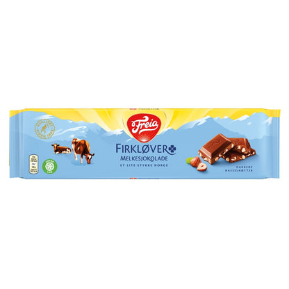 Freia Firklover - Freia Milk Chocolate with Chopped Hazelnuts 200 grams (7 oz)