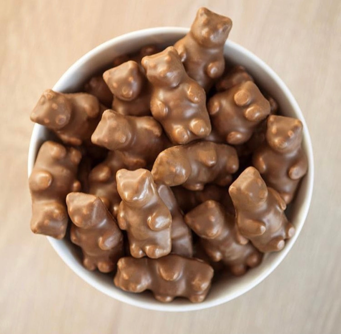 Nidar Bamsemums - Chocolate Covered Teddy Bear Marshmallows 115 Grams (4.05 oz)