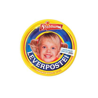 Stabburet Leverpostei - Pork Liver Pate 100 gram (3.5 oz)